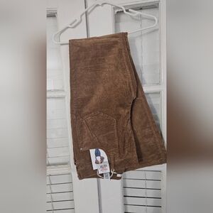 NWT Celebrity Pink Corduroy Flare Pants – Mid Rise Brown Cord Flares – Size 13/3